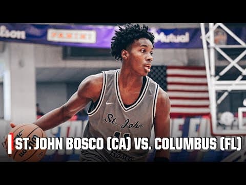 St. John Bosco (ca) Vs. Columbus (fl) | Full Game Highlights | 2026 Hoophall Classic | Sc Next