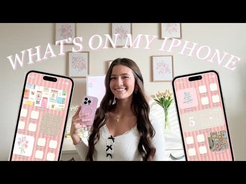 What's On My Iphone 16 Pro *ios 18 Customization* | Widgets, Shortcuts, + Tutorial