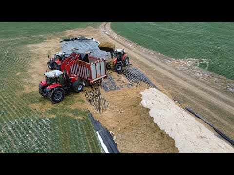 Moving Ag-bag To Tower Silo