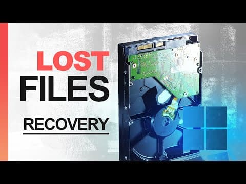 How To Quickly Recover Lost Files! — Free And Paid Method