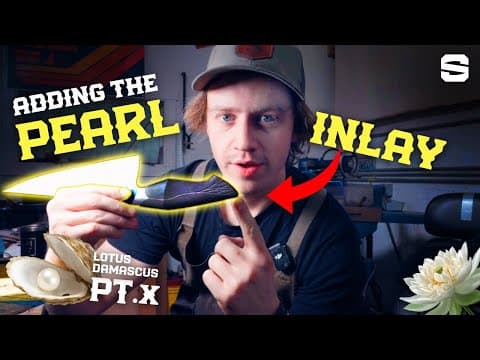 Lotus Chef Knife Pt. 10- Carving And Inlay