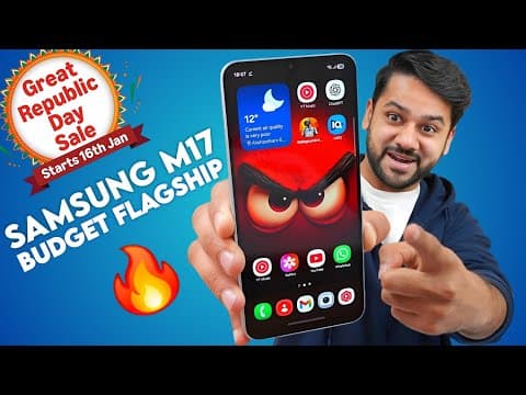 Samsung Galaxy M17 5g Under Budget Beast 🔥 | One Ui + Knox + Ois | Amazon Great Republic Day Sale