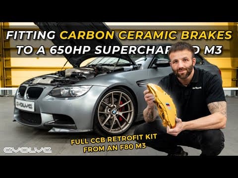 Ultimate Oem+ E92 M3 Brake Upgrade - F80 M3 Carbon Ceramic Retrofit To 650hp Supercharged M3