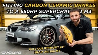 Ultimate Oem+ E92 M3 Brake Upgrade - F80 M3 Carbon Ceramic Retrofit To 650hp Supercharged M3