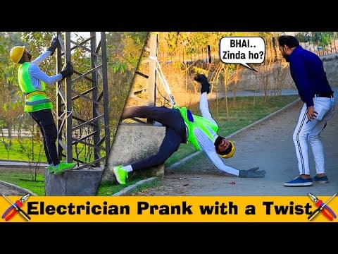 Electrician ⚡️ Prank With A Twist @crazypranktv