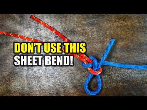 This Is Not A Sheetbend! Mistakes When Tying Knots?