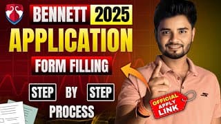 🚨 How To Fill Bennett University Application Form 2025 🚨 | Step By Step Guide #bennettuniversity