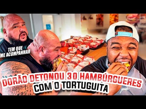 Dorão Levou O Tortuguita Num Pós Treino Pesado De Hambúrgueres