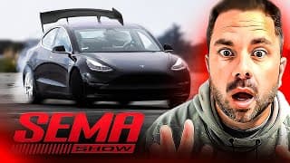 World's First 2jz Swapped Tesla  | Sema 2024 | Part 5