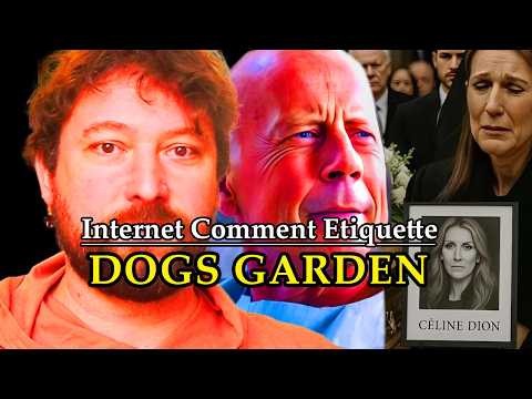 Internet Comment Etiquette: "dogs Garden"
