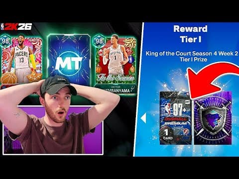 I Went Tier 1 In Kotc & Got A Free Galaxy Opal Pack 😳 | Nba 2k26 Myteam