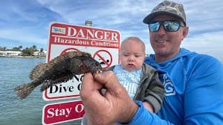 We Took Our 4 Month Old Baby On His First Fishing Trip  (catch & Eat)