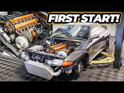 1500hp Gt-r First Start | Building The Baddest Skyline R32 In The Usa?!