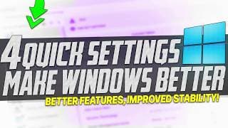 Make Windows 11 Much Better With 4 Settings!