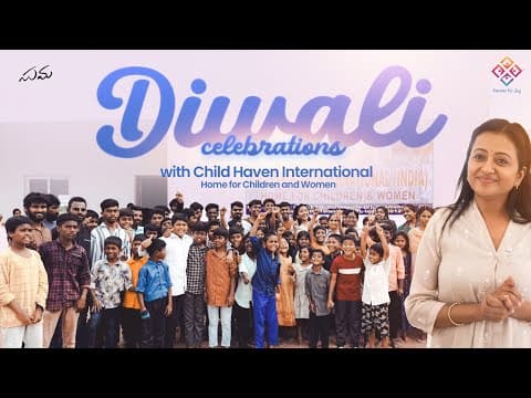 Diwali Celebrations With Child Haven International, Home For Children & Women | Ffj | Suma