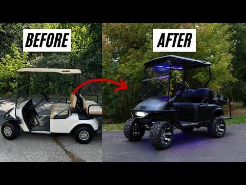 Epic Diy Golf Cart Makeover
