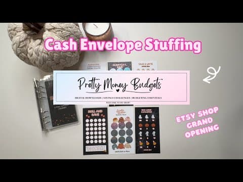 Big Week! 🚨 September Cash Stuffing + Etsy Store Grand Opening!