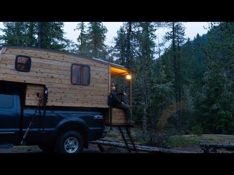 A Peaceful Night Alone For Thanksgiving In My 4x4 Truck Cabin
