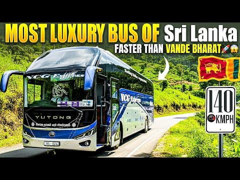 Ella To Colombo In 4 Hours! | Fastest Bus Of Sri Lanka 🇱🇰 | Ncg Express Yutong C12pro