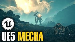 Create A Dystopian Mecha Environment In Unreal Engine 5 & Hitem 3d