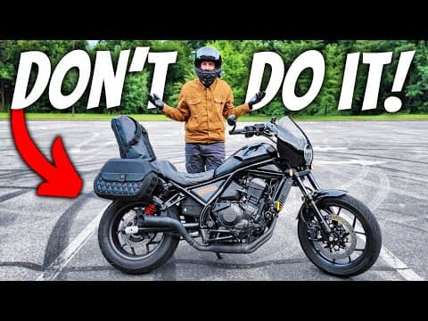 Watch This Before Doing Any Long Trips On Your Rebel 1100!