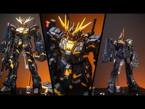 Master Grade  Rx-0  Unicorn Gundam 02 Banshee│ Custom Build│機動戦士ガンダム、ガンプラ、塗装済み完成品、バンシィ