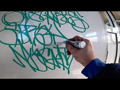 Graffiti Test With Wekman : Fat Tool Paint Markers