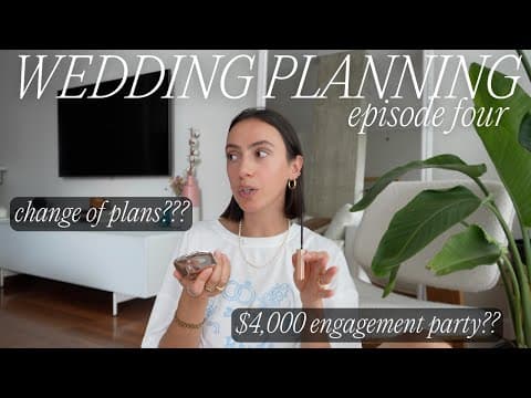 Wedding Planning Updates, Eloping?? 💍 + The Tea On My $4k Engagement Party | Wedding Series Ep. 4