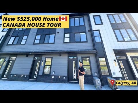 Townhouse In Calgary For $525,000 | Complete House Tour