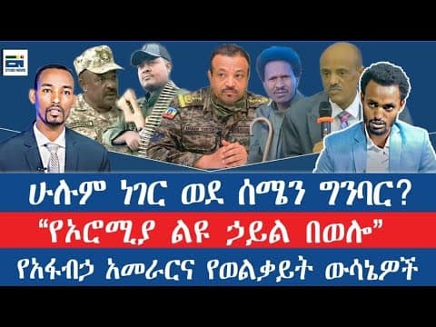 ሁሉም ነገር ወደ ሰሜን ግንባር?  /"የኦሮሚያ ልዩ ኃይል በወሎ"  /የአፋብኃ አመራርና የወልቃይት ውሳኔዎች