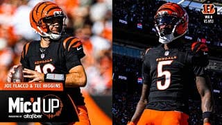 Joe Flacco & Tee Higgins Mic'd Up Vs Ny Jets Week 8 | 2025 Mic'd Up