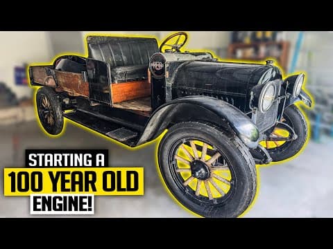 1923 Reo Speedwagon Restoration - First Engine Fire Up! - Episode 1