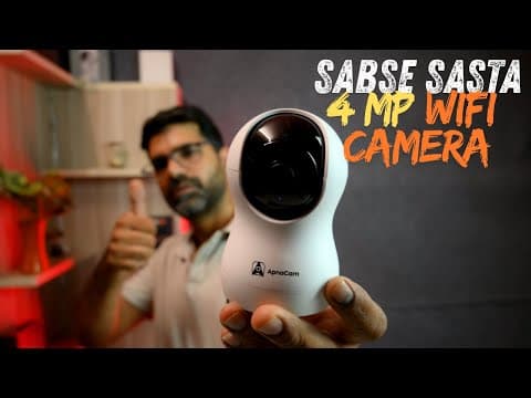 Apna Cam 4mp Cctv Camera Review 🔥 Best Budget 4mp Wifi Camera?#cheapwificamera #wificamera