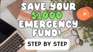 Beginner's Guide To Saving Money | Emergency Fund Step By Step | Beginner Budget