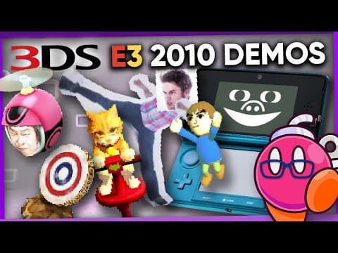 The Earliest 3ds Demos: E3 2010 Tech Demo Showcase