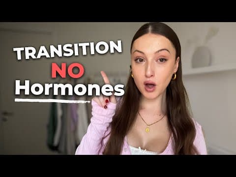 How To Transition Without Hormones | Mtf Transgender (hrt)
