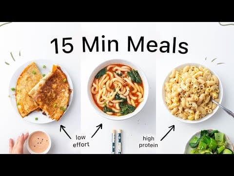 5 Quick Meals For After Work. (easy, Cheap & Satisfying)
