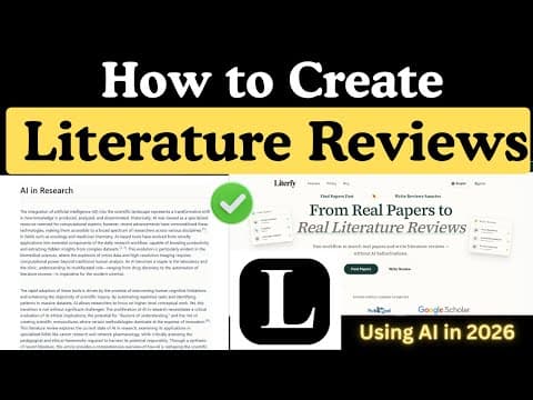 How To Create High-quality Literature Reviews With Ai In 2026