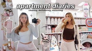 Apartment Diaries  ★ Restocking, Cleaning, Decluttering & Minimizing My Two-bedroom Apartment!