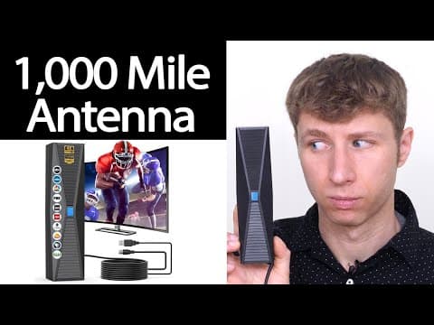 Uriiu 1,000+ Miles Range 360° Hd Digital Indoor Antenna Review