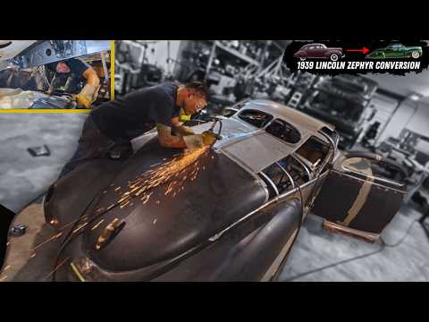 Making The Trunk /boot Hinge & Latch Tips & Tricks - 1939 Lincoln Zephyr Kustom