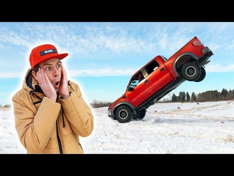My Uncle Jumps His Truck | Totaled
