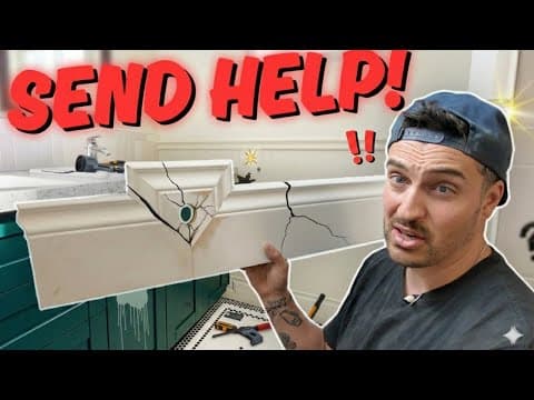 Why Bathrooms Expose Bad Trim Work // Bathroom Reno Update