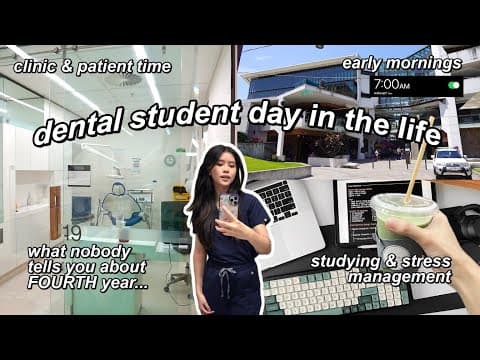 Day In The Life Of A 4th Year Dental Student 🦷 Dental School Diaries