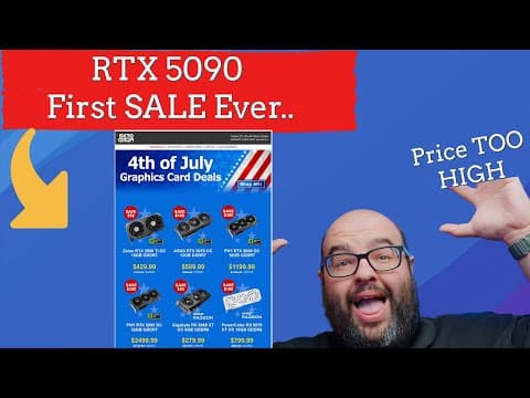 First Sale I've Ever Seen Of The Nvidia Rtx 5090.