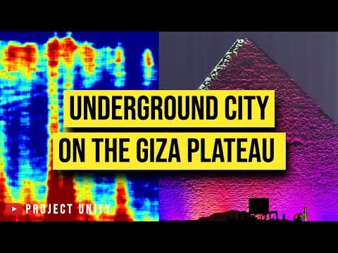 Breaking: Giza Plateau Underground City Will Be Revealed!