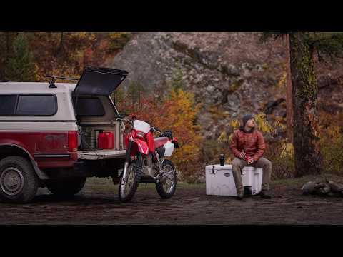 Fall Truck Camping +  Dirt Biking In Snow