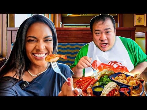 We Tried Red Lobster For The First Time (ft Disguisedtoast, Scarra)