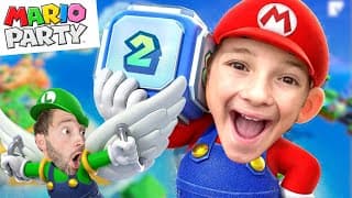 Father & Son Game Of Mario Party!