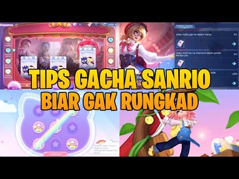 Tips Gacha Sanrio Anti Rungkad Kalau Dapat Pola 50x Gacha! Mobile Legends